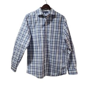 Tommy Hilfiger Men's Long Sleeve Plaid Button Up Shirt Size 16 (34-35) - Pre-own